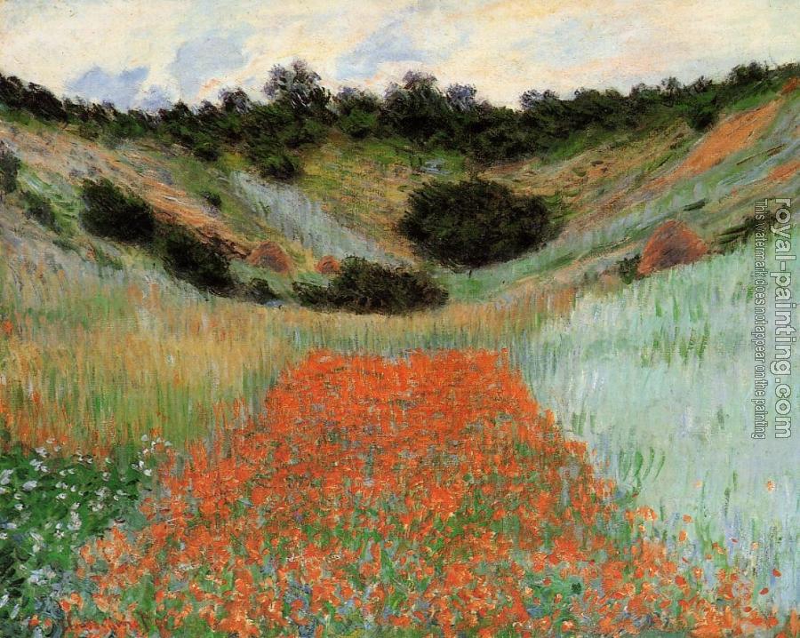 Claude Oscar Monet : Poppy Field in a Hollow near Giverny II